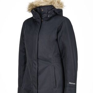 MARMOT Chelsea Coat 700 Fill Down Breathable Coat, Black Sz Large